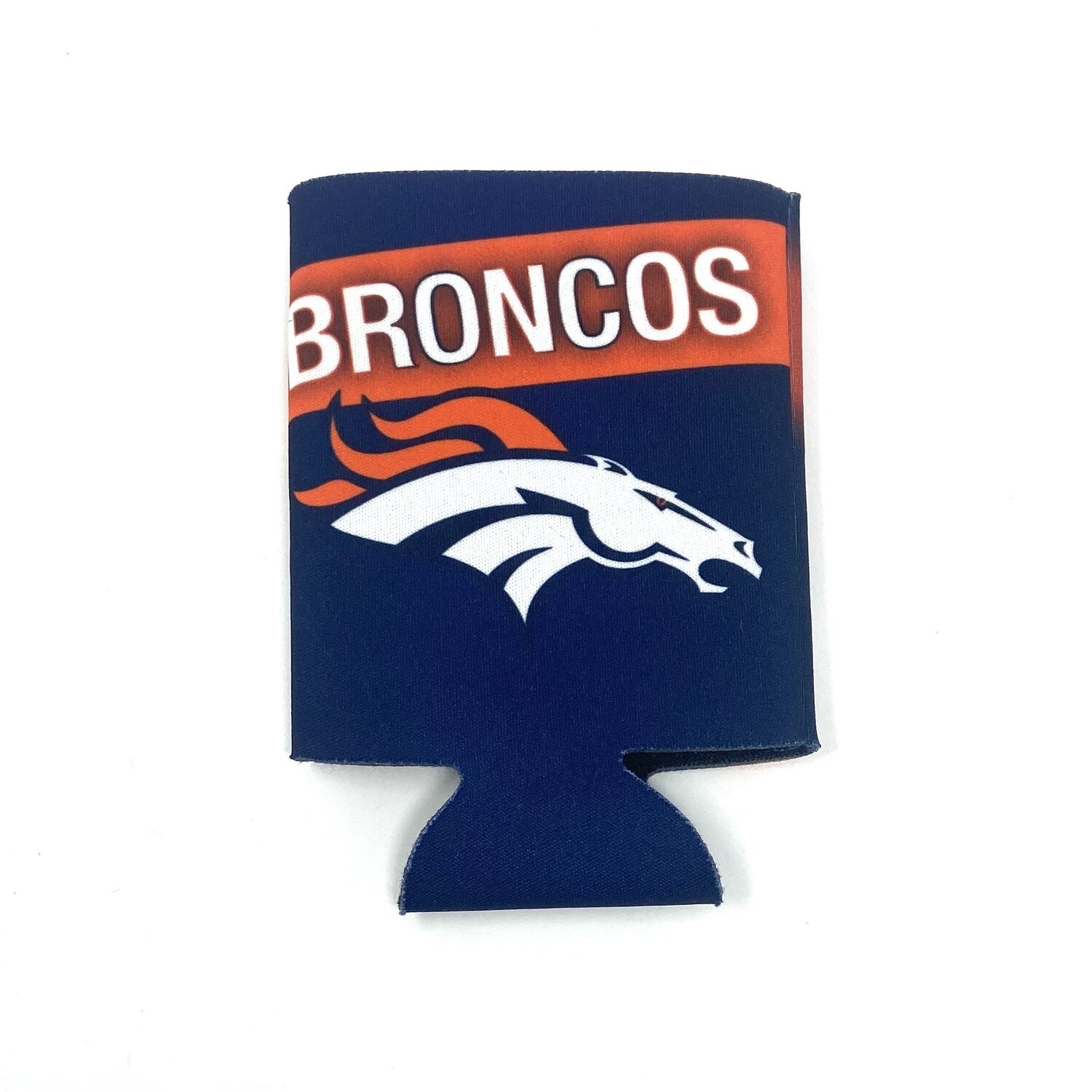 Denver Broncos Blue 12 Ounce Can Cooler Koozie