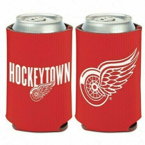 Detroit Red Wings Hockeytown 12 Ounce Can Cooler Koozie