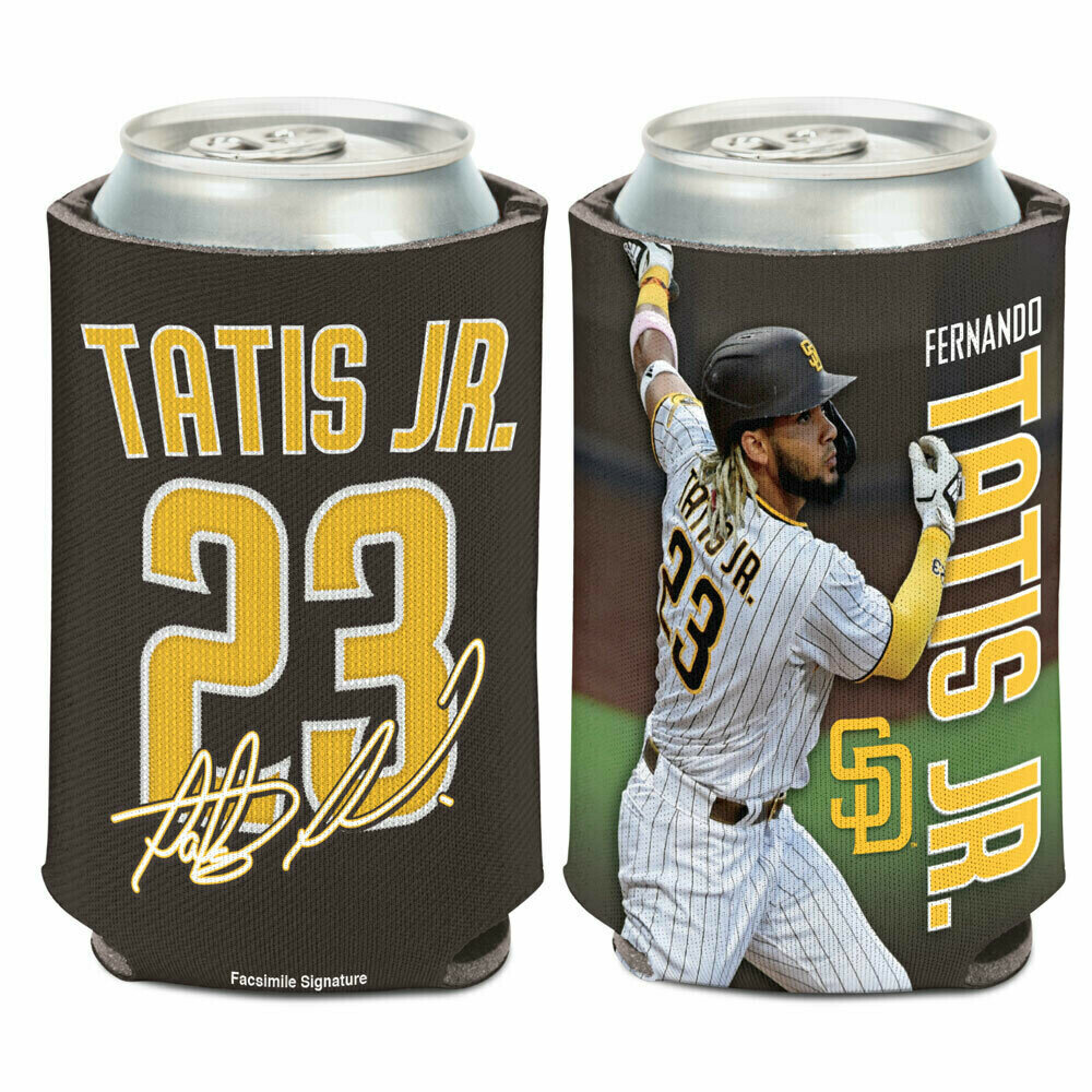 San Diego Padres Fernando Tatis Jr. 12 Ounce Can Cooler Koozie
