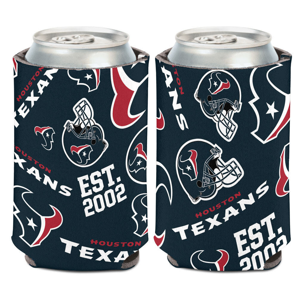 Houston Texans Established 12 Ounce Can Cooler Koozie
