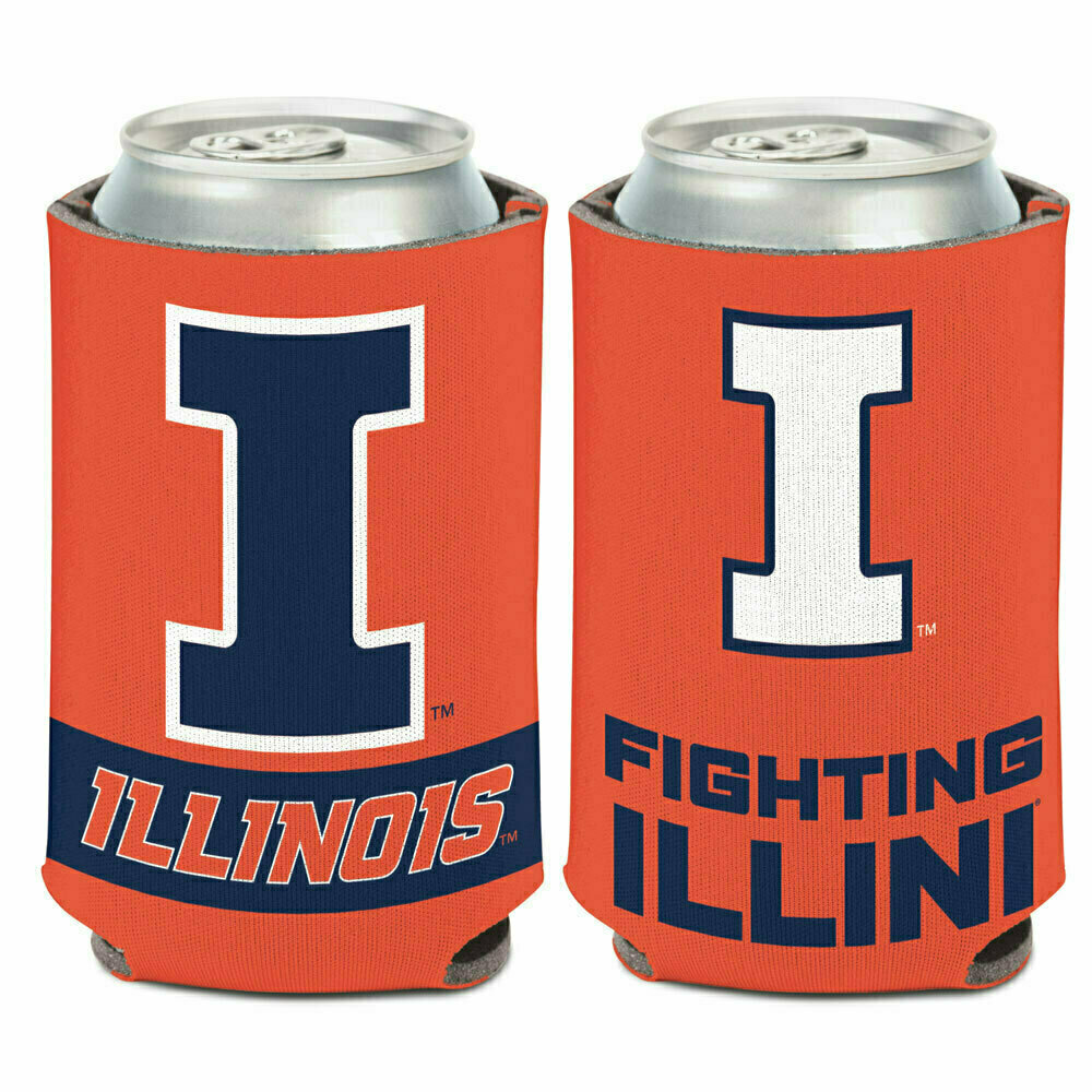 Illinois Fighting Illini 12 Ounce Can Cooler Koozie