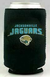 Jacksonville Jaguars Black 12 Ounce Can Cooler Koozie