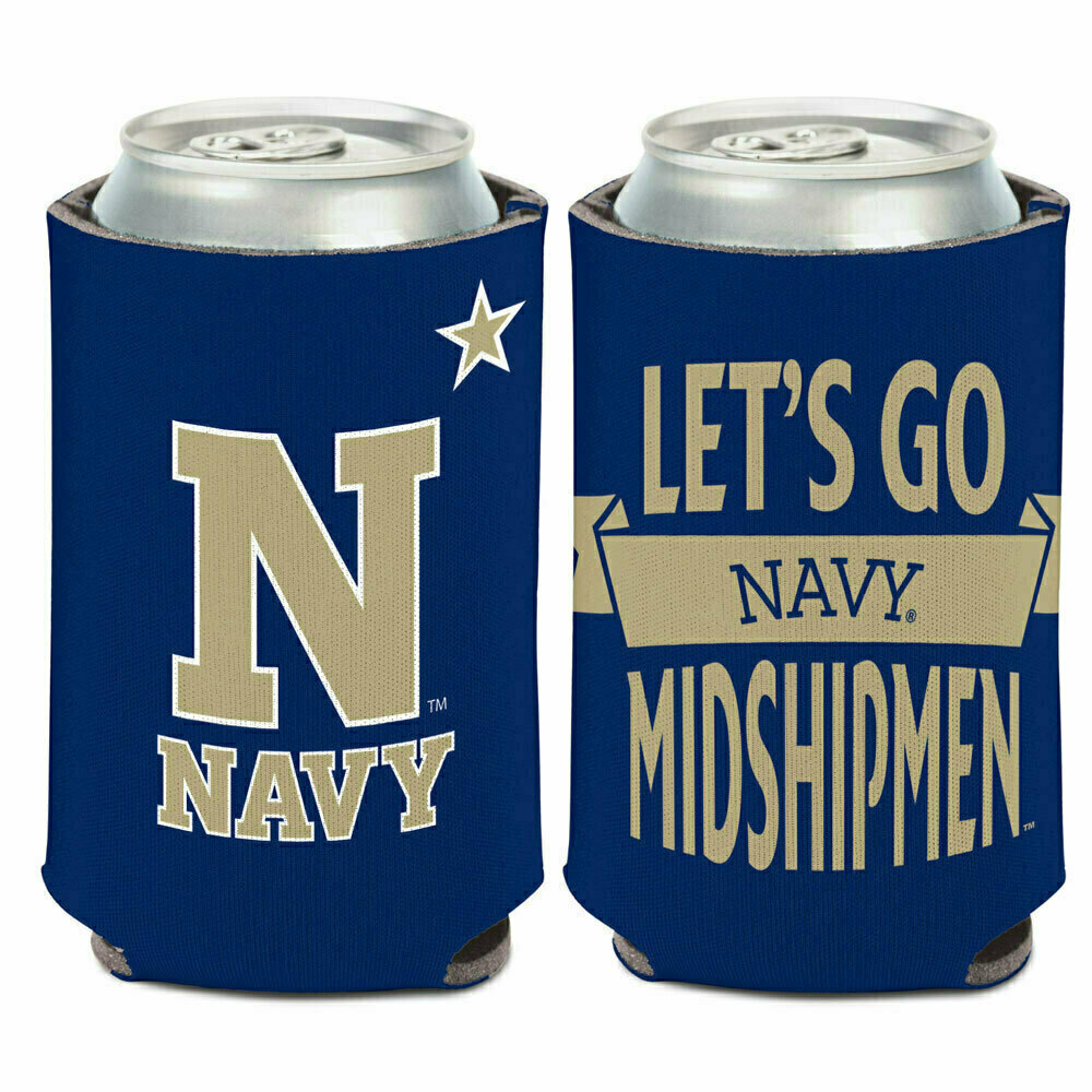 Navy Midshipmen 12 Ounce Can Cooler Koozie