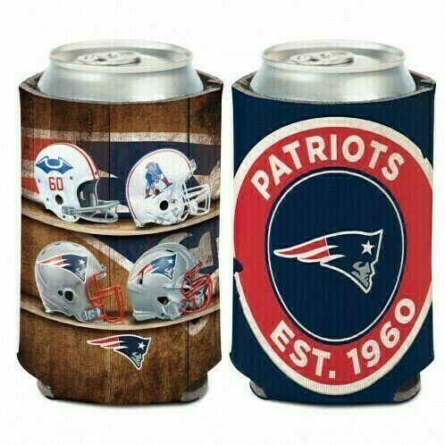 New England Patriots Evolution 12 Ounce Can Cooler Koozie