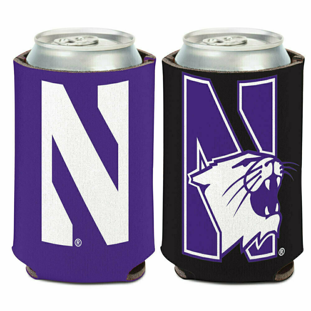 Northwestern Wildcats 12 Ounce Can Cooler Koozie