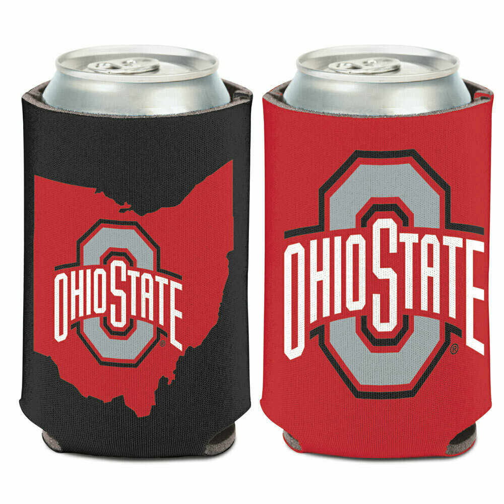 Ohio State Buckeyes State 12 Ounce Can Cooler Koozie