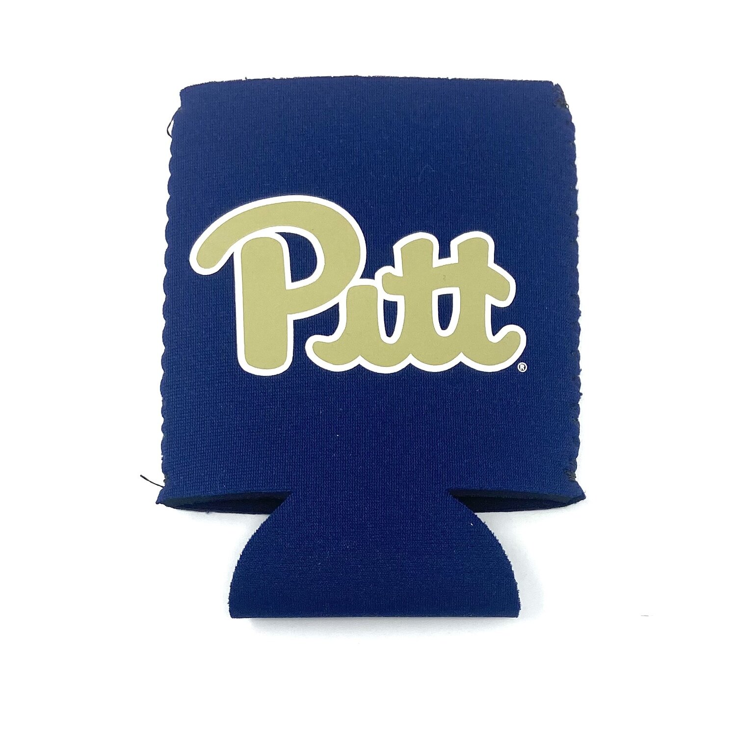 Pitt Panthers Navy Blue 12 Ounce Can Cooler Koozie