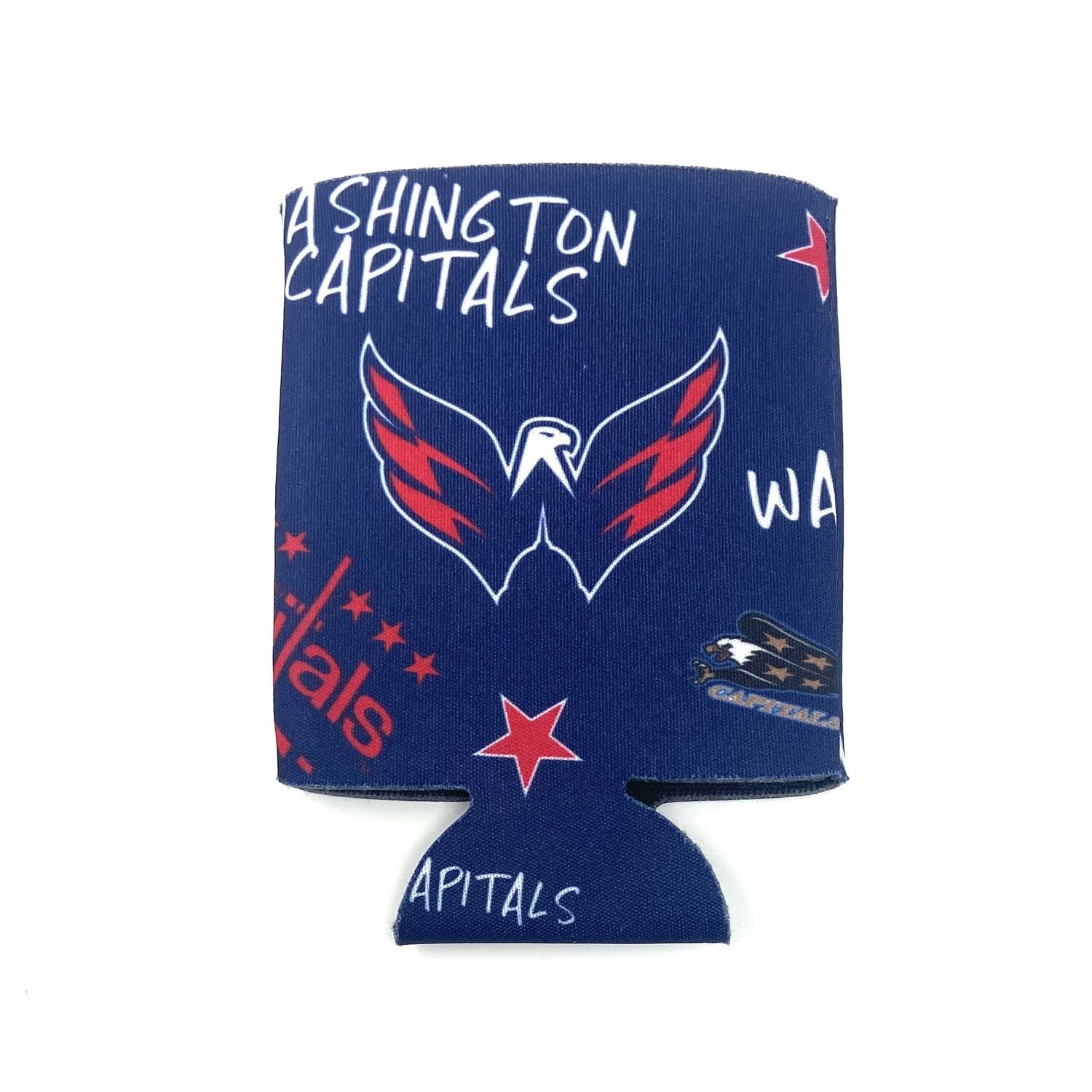 Washington Capitals Blue 12 Ounce Can Cooler Koozie