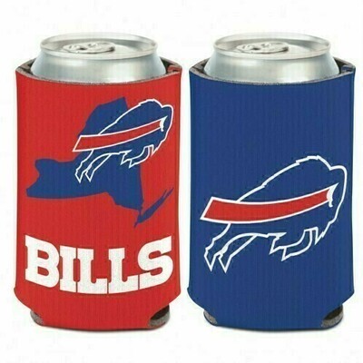 Buffalo Bills State 12 Ounce Can Cooler Koozie