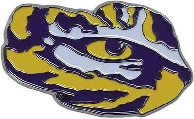 LSU Tigers 3-D Metal Auto Emblem