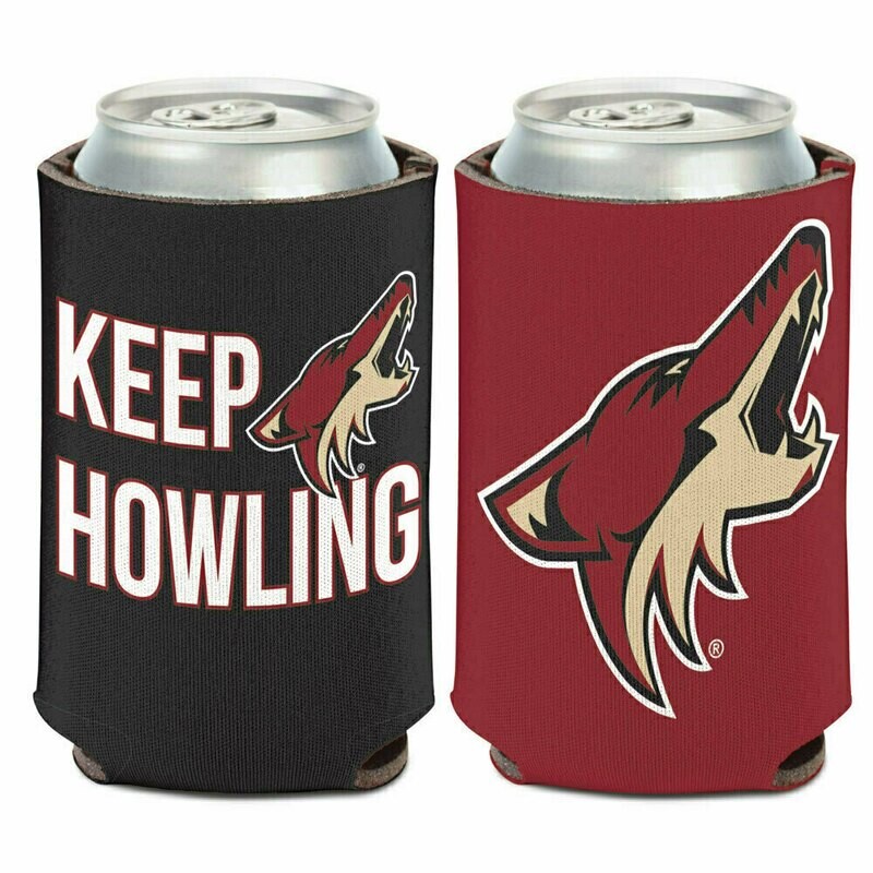 Arizona Coyotes 12 Ounce Can Cooler Koozie Set of 6