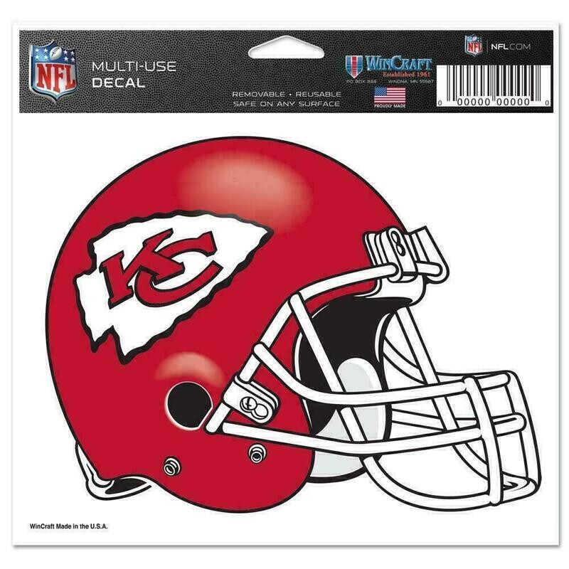 Kansas City Chiefs 4.5" x 5.75" Ultra Decal