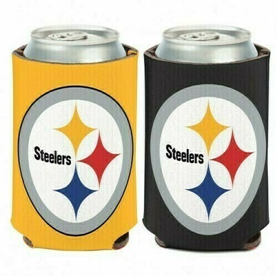 Pittsburgh Steelers Logo 12 Ounce Can Cooler Koozie