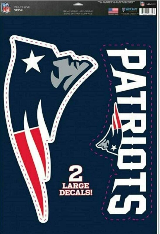 New England Patriots 11" x 17" Ultra 2 Piece Decal