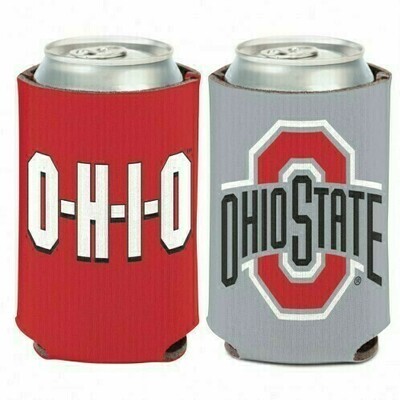 Ohio State Buckeyes O-H-I-O 12 Ounce Can Cooler Koozie