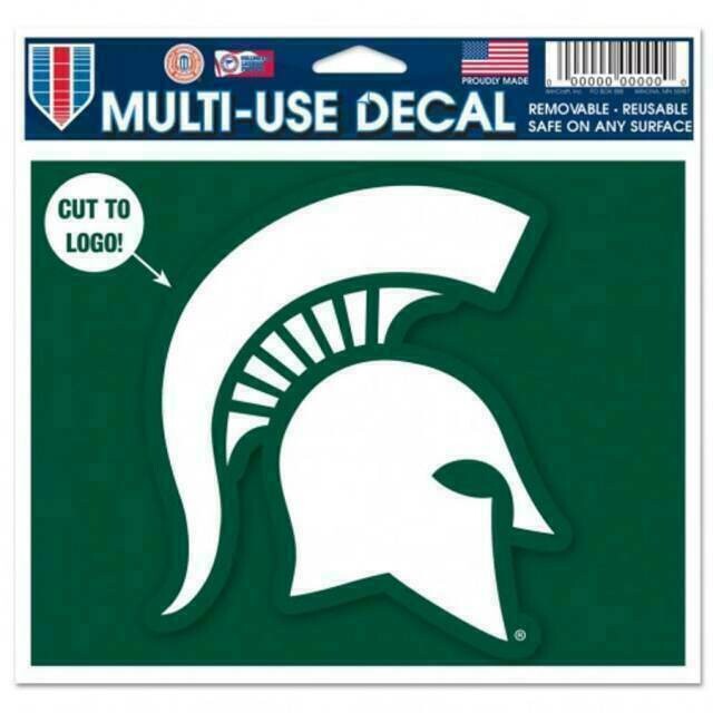Michigan State Spartans 4.5" x 5.75" Multi-Use Decal Cut to Logo