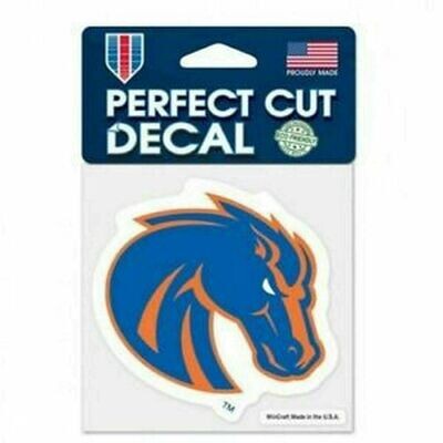 Boise State Broncos 4" x 4" Perfect Cut Color Decal