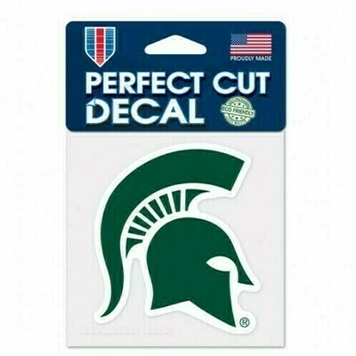Michigan State Spartans 4" x 4" Perfect Cut Color Decal