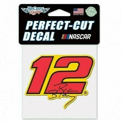 Ryan Blaney 4" x 4" Perfect Cut Color Decal
