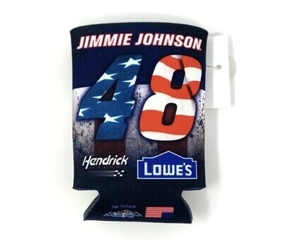 Jimmie Johnson 12 Ounce Can Cooler Koozie