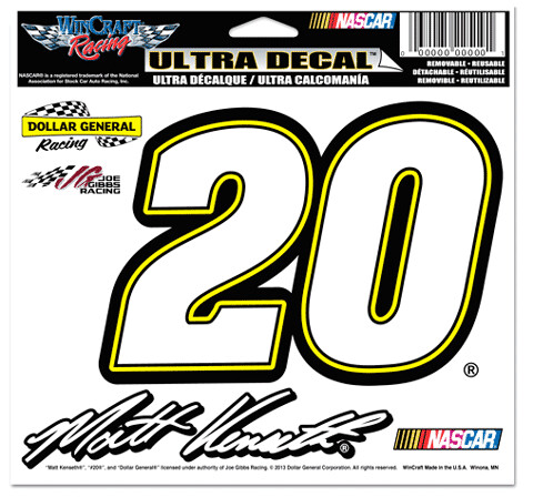 Matt Kenseth Dollar General 5" x 6" Ultra Decal