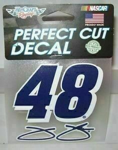 Jimmie Johnson 4" x 4" Perfect Cut Color Decal