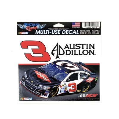 Austin Dillon 4.5" x 5.75" Multi-Use Colored Decal