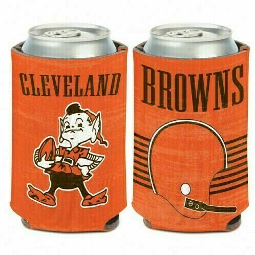 Cleveland Browns Retro 12 Ounce Can Cooler Koozie