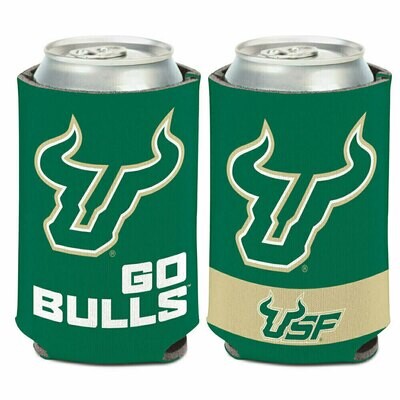 USF Bulls 12 Ounce Can Cooler Koozie