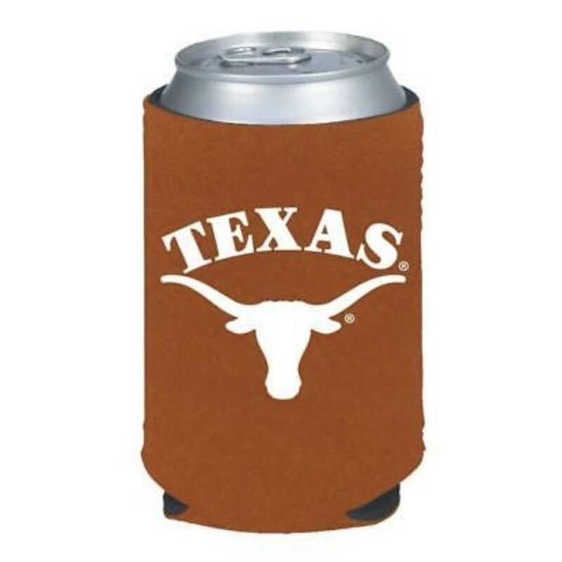 Texas Longhorns Logo 12 Ounce Can Cooler Koozie