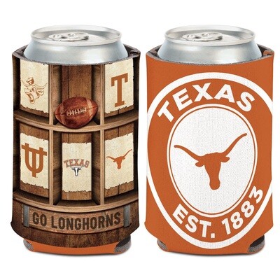 Texas Longhorns Evolution 12 Ounce Can Cooler Koozie