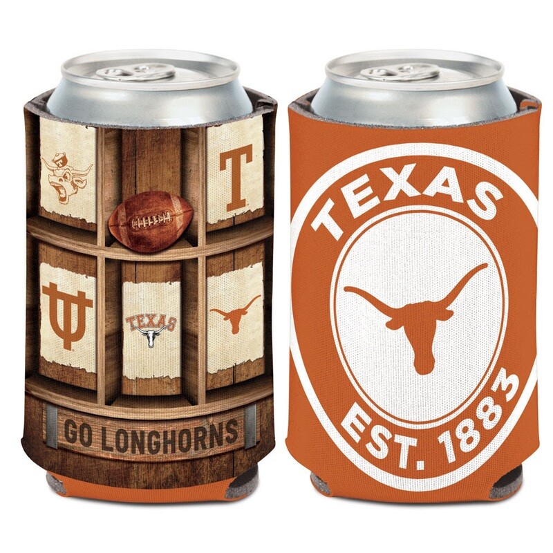 Texas Longhorns Evolution 12 Ounce Can Cooler Koozie