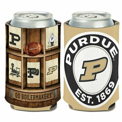 Purdue Boilermakers 12 Ounce Can Cooler Koozie