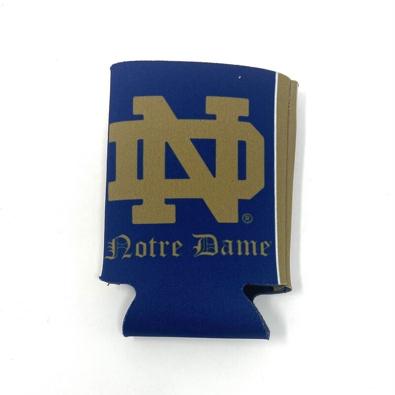 Notre Dame Fighting Irish Blue 12 Ounce Can Cooler Koozie