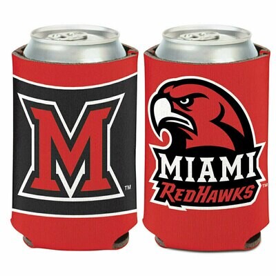 Miami Redhawks 12 Ounce Can Cooler Koozie