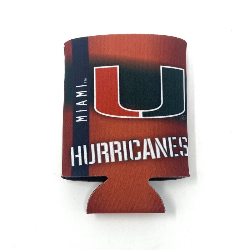 Miami Hurricanes 12 Ounce Can Cooler Koozie