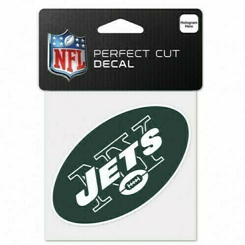 New York Jets 4" x 4" Perfect Cut Color Decal