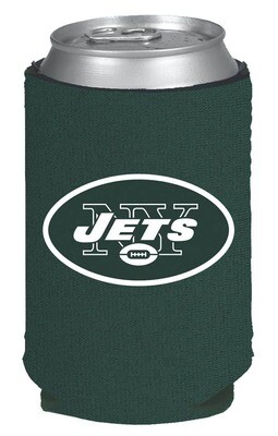 New York Jets 12 Ounce Can Cooler Koozie