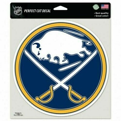 Buffalo Sabres 8" x 8" Perfect Cut Color Decal