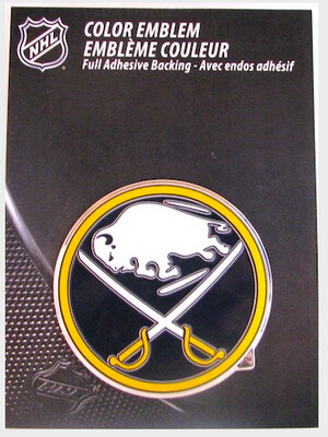 Buffalo Sabres 3.25" x 3.25" Die Cut Color Auto Emblem
