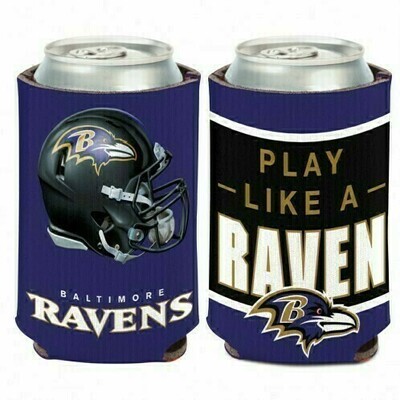 Baltimore Ravens Slogan 12 Ounce Can Cooler Koozie