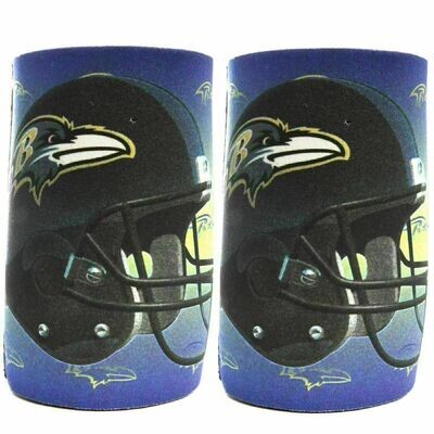Baltimore Ravens Helmet 12 Ounce Can Cooler Koozie
