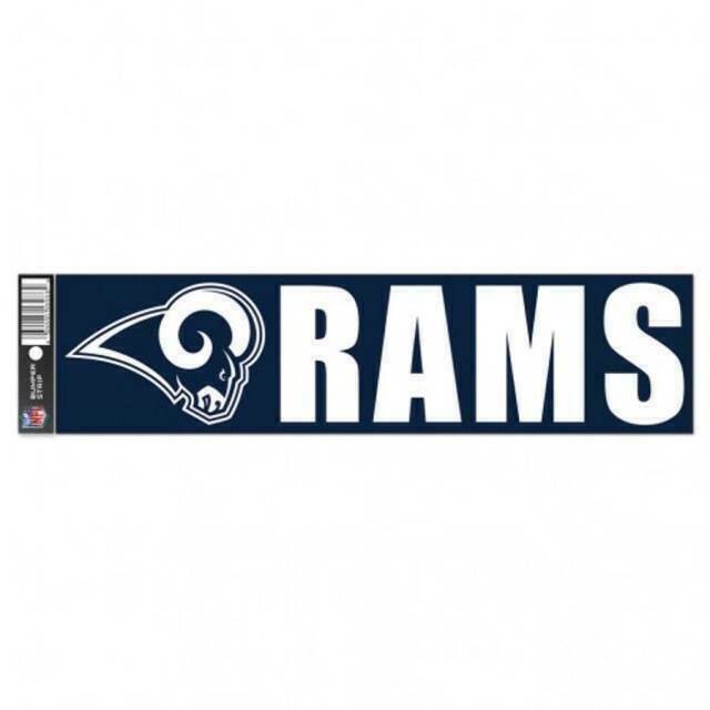 Los Angeles Rams 3" x 12" Bumper Sticker