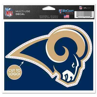 Los Angeles Rams Retro 4.5" x 5.75" Multi-Use Decal Cut to Logo