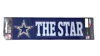 Dallas Cowboys 3" x 10" Bumper Sticker