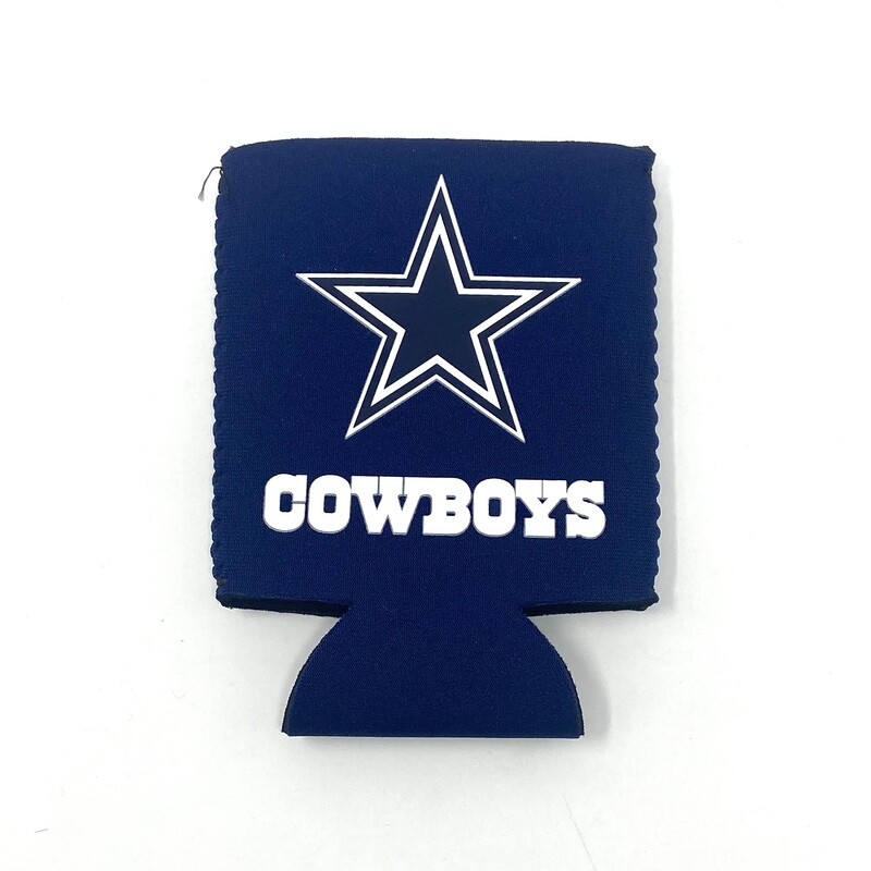 Dallas Cowboys Blue 12 Ounce Can Cooler Koozie