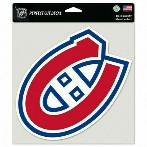 Montreal Canadiens 8" x 8" Perfect Cut Color Decal