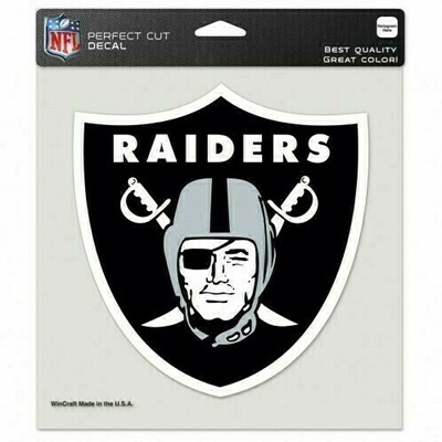 Las Vegas Raiders 8" x 8" Perfect Cut Color Decal