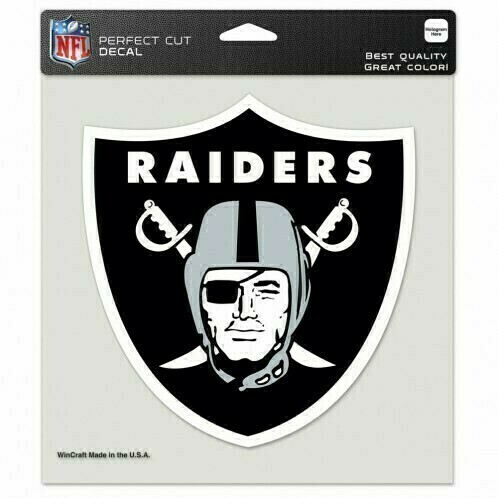 Las Vegas Raiders 8" x 8" Perfect Cut Color Decal