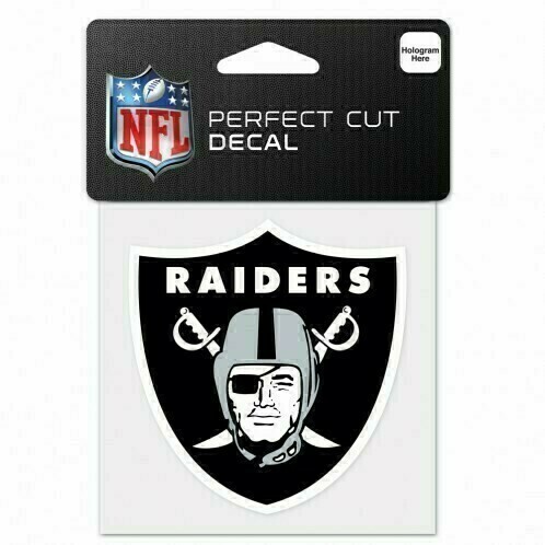 Las Vegas Raiders Logo 4" x 4" Perfect Cut Color Decal